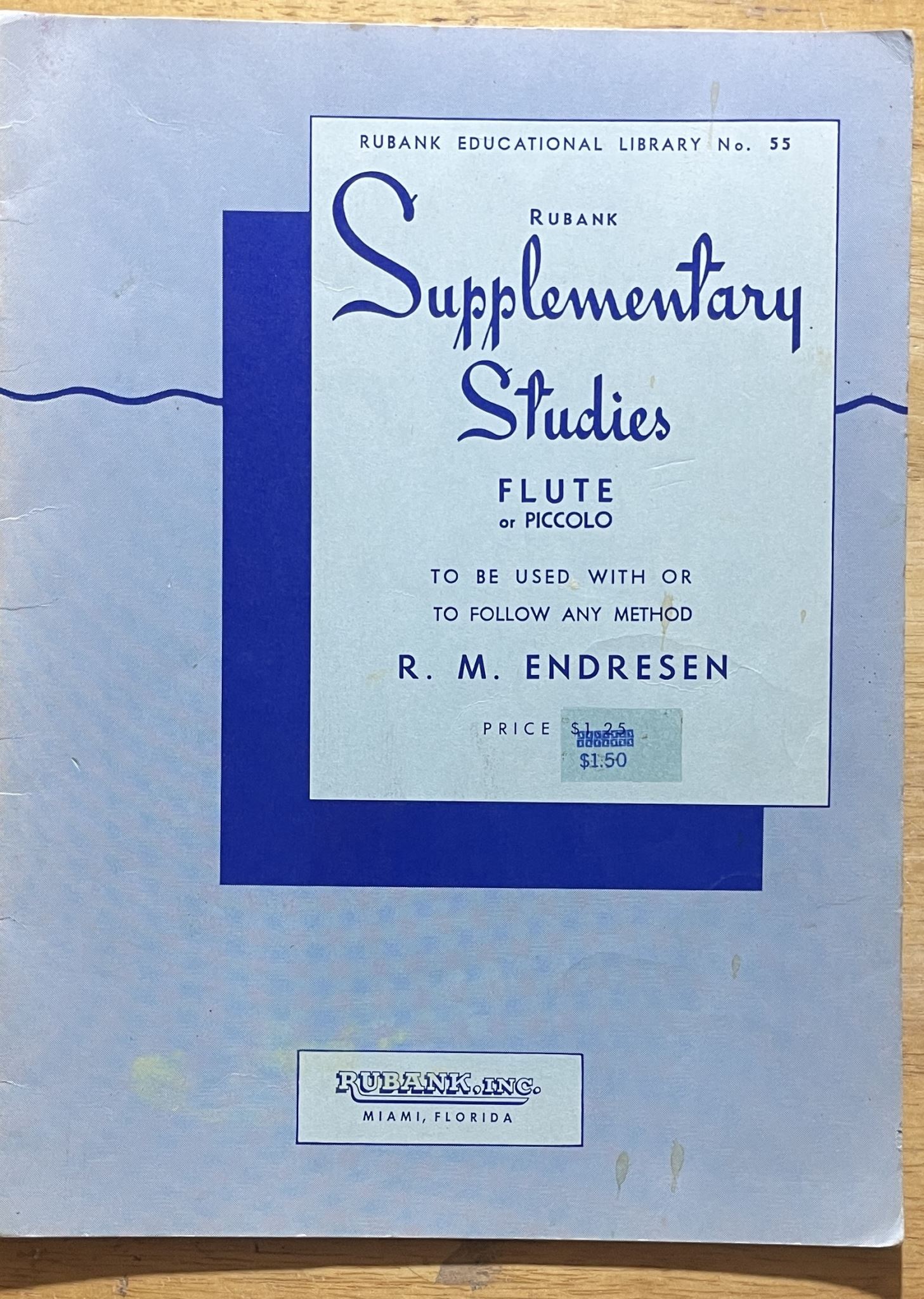 Rubank Supplementary Flute or Piccolo to be used with or to Follow any Method